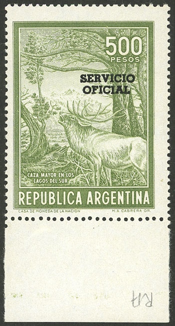 Lot 1150 - Argentina official stamps - Guillermo Jalil - Philatino Auction # 2344 ARGENTINA: Lot 1150 - Argentina official stamps - Guillermo Jalil - Philatino Auction # 2344 ARGENTINA: