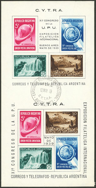 Lot 1002 - Argentina souvenir sheets - Guillermo Jalil - Philatino Auction # 2344 ARGENTINA: Lot 1002 - Argentina souvenir sheets - Guillermo Jalil - Philatino Auction # 2344 ARGENTINA:
