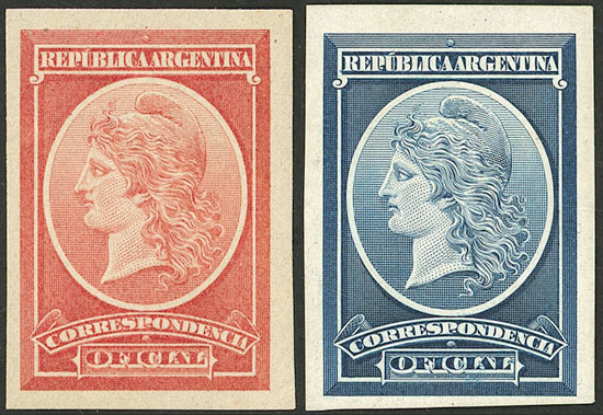 Lot 1091 - Argentina official stamps - Guillermo Jalil - Philatino Auction # 2344 ARGENTINA: Lot 1091 - Argentina official stamps - Guillermo Jalil - Philatino Auction # 2344 ARGENTINA: