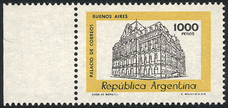 Lot 880 - Argentina general issues - Guillermo Jalil - Philatino Auction # 2344 ARGENTINA: Lot 880 - Argentina general issues - Guillermo Jalil - Philatino Auction # 2344 ARGENTINA: