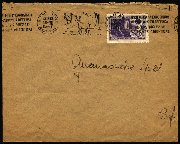 Lot 1248 - Argentina postal history - Guillermo Jalil - Philatino Auction # 2344 ARGENTINA: Lot 1248 - Argentina postal history - Guillermo Jalil - Philatino Auction # 2344 ARGENTINA: