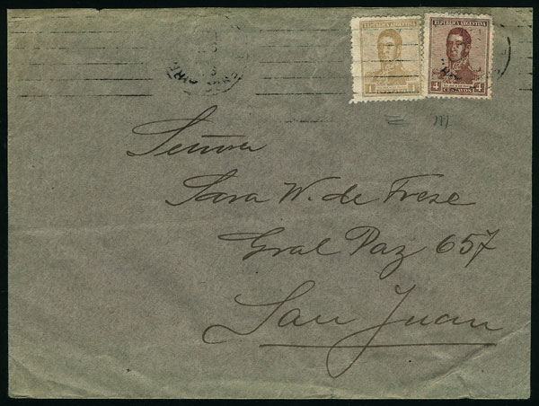 Lot 1218 - Argentina postal history - Guillermo Jalil - Philatino Auction # 2344 ARGENTINA: Lot 1218 - Argentina postal history - Guillermo Jalil - Philatino Auction # 2344 ARGENTINA: