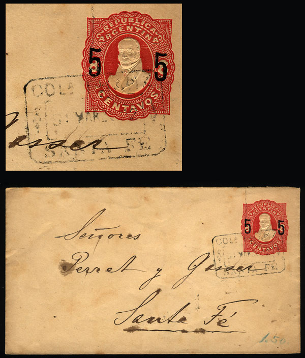 Lot 1204 - Argentina postal history - Guillermo Jalil - Philatino Auction # 2344 ARGENTINA: Lot 1204 - Argentina postal history - Guillermo Jalil - Philatino Auction # 2344 ARGENTINA: