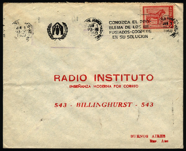 Lot 1267 - Argentina postal history - Guillermo Jalil - Philatino Auction # 2344 ARGENTINA: Lot 1267 - Argentina postal history - Guillermo Jalil - Philatino Auction # 2344 ARGENTINA: