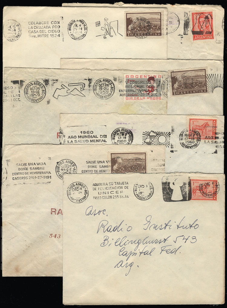 Lot 1257 - Argentina postal history - Guillermo Jalil - Philatino Auction # 2344 ARGENTINA: Lot 1257 - Argentina postal history - Guillermo Jalil - Philatino Auction # 2344 ARGENTINA: