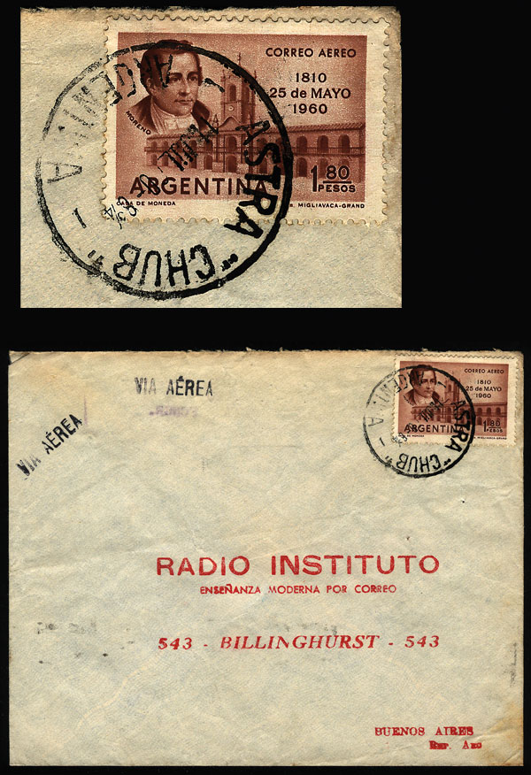 Lot 1268 - Argentina postal history - Guillermo Jalil - Philatino Auction # 2344 ARGENTINA: Lot 1268 - Argentina postal history - Guillermo Jalil - Philatino Auction # 2344 ARGENTINA: