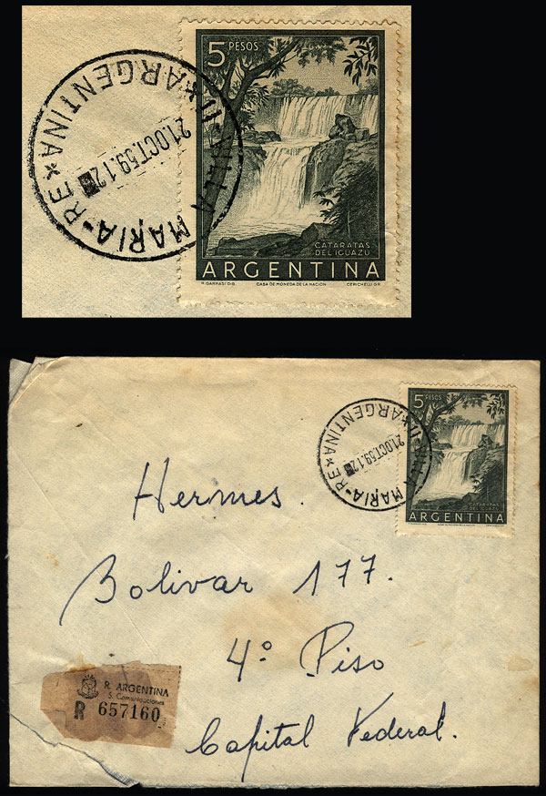 Lot 1261 - Argentina postal history - Guillermo Jalil - Philatino Auction # 2344 ARGENTINA: Lot 1261 - Argentina postal history - Guillermo Jalil - Philatino Auction # 2344 ARGENTINA: