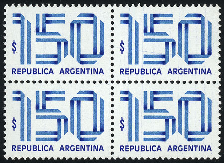 Lot 884 - Argentina general issues - Guillermo Jalil - Philatino Auction # 2344 ARGENTINA: Lot 884 - Argentina general issues - Guillermo Jalil - Philatino Auction # 2344 ARGENTINA: