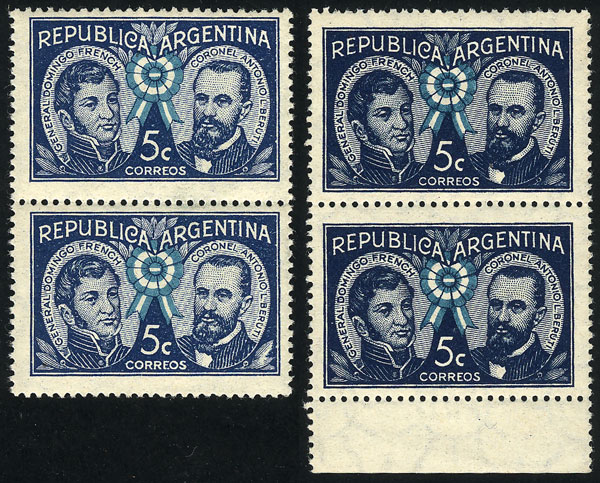 Lot 531 - Argentina general issues - Guillermo Jalil - Philatino Auction # 2344 ARGENTINA: Lot 531 - Argentina general issues - Guillermo Jalil - Philatino Auction # 2344 ARGENTINA: