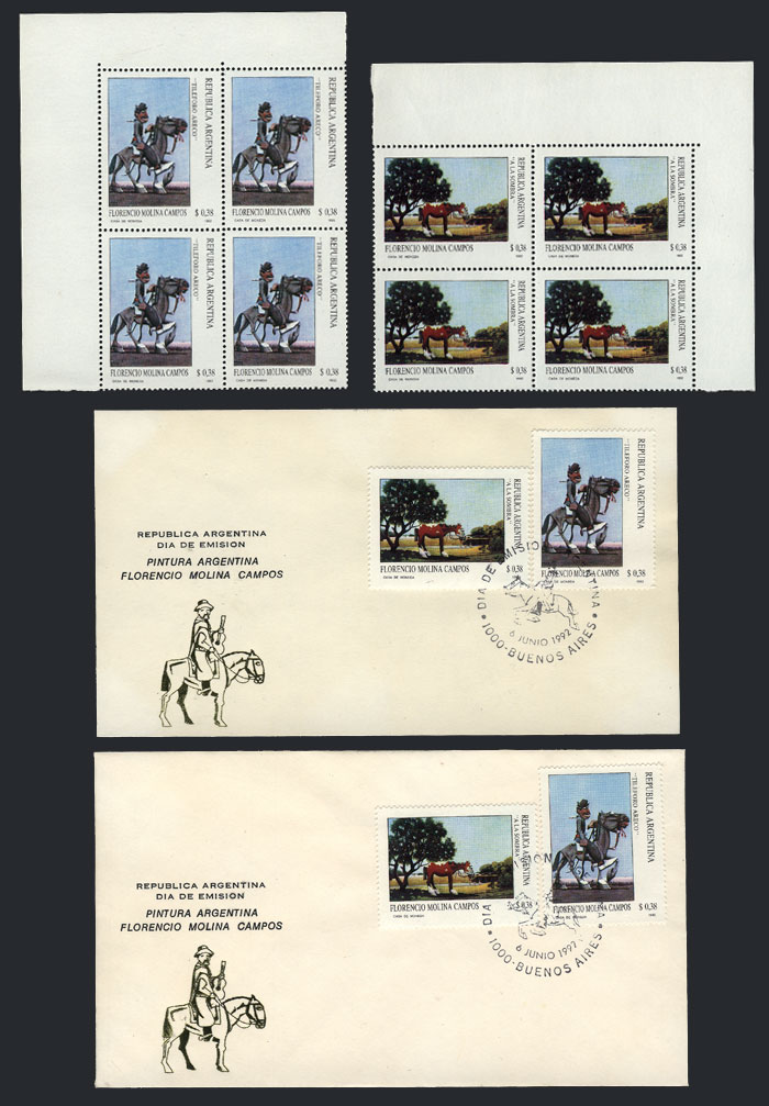 Lot 925 - Argentina general issues - Guillermo Jalil - Philatino Auction # 2344 ARGENTINA: Lot 925 - Argentina general issues - Guillermo Jalil - Philatino Auction # 2344 ARGENTINA: