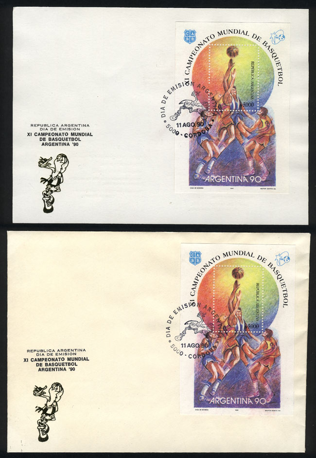 Lot 1025 - Argentina souvenir sheets - Guillermo Jalil - Philatino Auction # 2344 ARGENTINA: Lot 1025 - Argentina souvenir sheets - Guillermo Jalil - Philatino Auction # 2344 ARGENTINA: