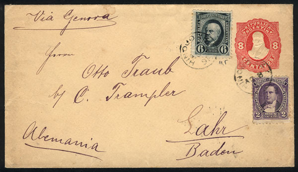 Lot 1203 - Argentina postal history - Guillermo Jalil - Philatino Auction # 2344 ARGENTINA: Lot 1203 - Argentina postal history - Guillermo Jalil - Philatino Auction # 2344 ARGENTINA: