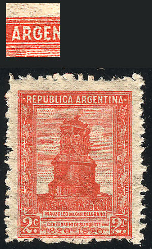 Lot 305 - Argentina general issues - Guillermo Jalil - Philatino Auction # 2344 ARGENTINA: Lot 305 - Argentina general issues - Guillermo Jalil - Philatino Auction # 2344 ARGENTINA: