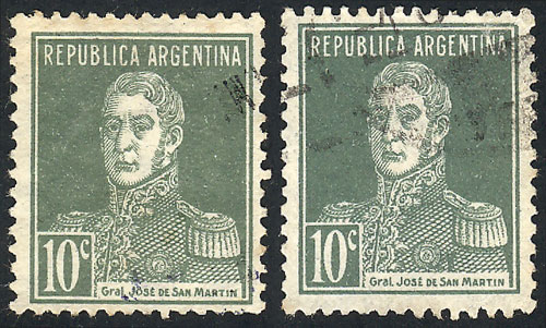 Lot 343 - Argentina general issues - Guillermo Jalil - Philatino Auction # 2344 ARGENTINA: Lot 343 - Argentina general issues - Guillermo Jalil - Philatino Auction # 2344 ARGENTINA: