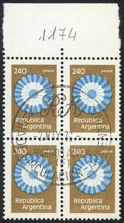 Lot 886 - Argentina general issues - Guillermo Jalil - Philatino Auction # 2344 ARGENTINA: Lot 886 - Argentina general issues - Guillermo Jalil - Philatino Auction # 2344 ARGENTINA: