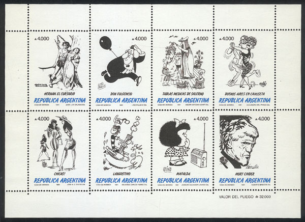 Lot 1029 - Argentina souvenir sheets - Guillermo Jalil - Philatino Auction # 2344 ARGENTINA: Lot 1029 - Argentina souvenir sheets - Guillermo Jalil - Philatino Auction # 2344 ARGENTINA: