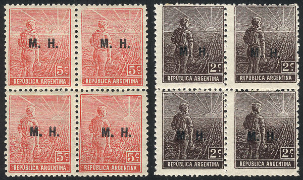 Lot 1108 - Argentina official stamps - Guillermo Jalil - Philatino Auction # 2344 ARGENTINA: Lot 1108 - Argentina official stamps - Guillermo Jalil - Philatino Auction # 2344 ARGENTINA: