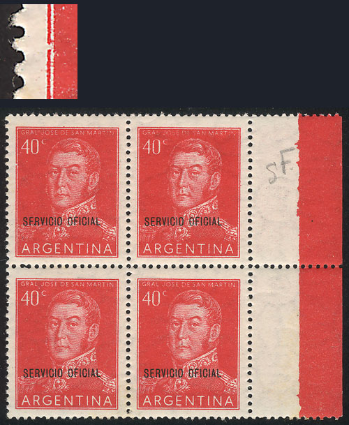 Lot 1146 - Argentina official stamps - Guillermo Jalil - Philatino Auction # 2344 ARGENTINA: Lot 1146 - Argentina official stamps - Guillermo Jalil - Philatino Auction # 2344 ARGENTINA: