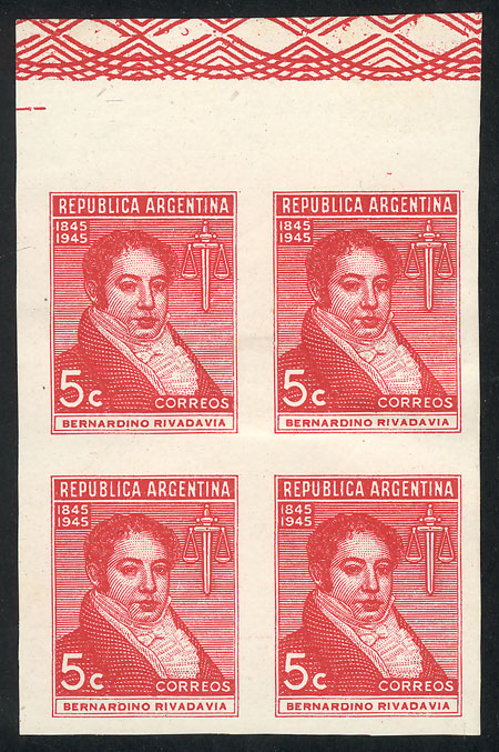 Lot 596 - Argentina general issues -  Guillermo Jalil - Philatino Auction # 2344 ARGENTINA: 