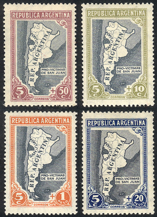 Lot 590 - Argentina general issues -  Guillermo Jalil - Philatino Auction # 2344 ARGENTINA: 