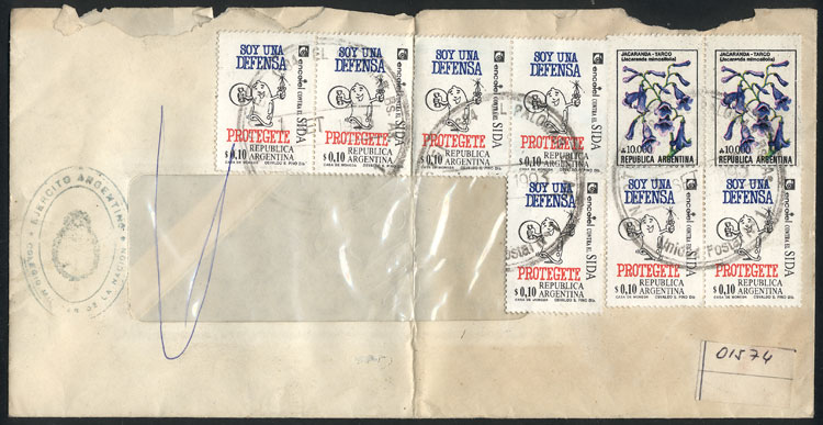 Lot 1284 - Argentina postal history - Guillermo Jalil - Philatino Auction # 2344 ARGENTINA: Lot 1284 - Argentina postal history - Guillermo Jalil - Philatino Auction # 2344 ARGENTINA:
