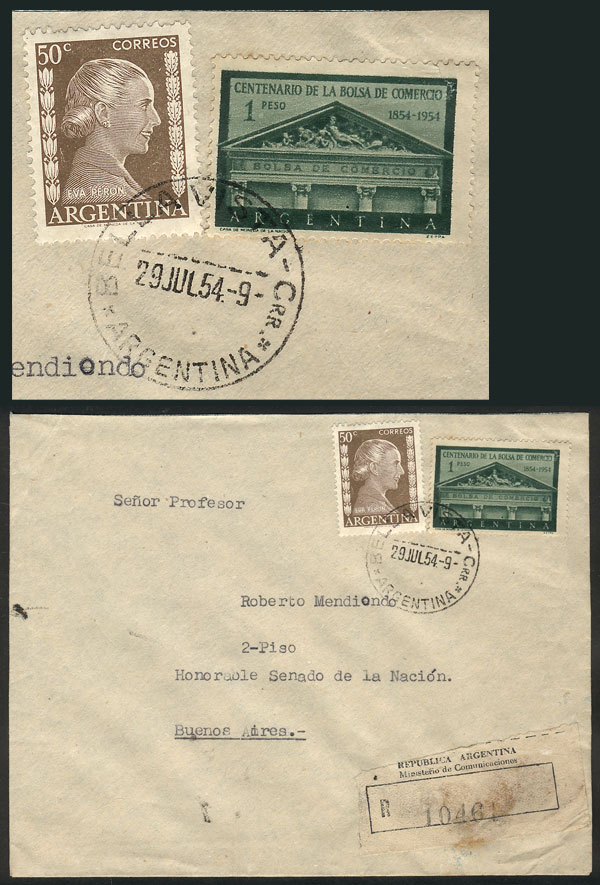 Lot 1252 - Argentina postal history - Guillermo Jalil - Philatino Auction # 2344 ARGENTINA: Lot 1252 - Argentina postal history - Guillermo Jalil - Philatino Auction # 2344 ARGENTINA: