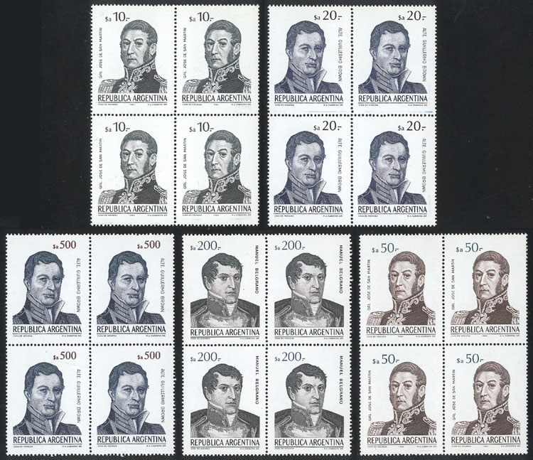 Lot 904 - Argentina general issues -  Guillermo Jalil - Philatino Auction # 2347 ARGENTINA: 