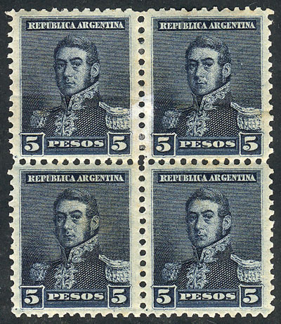 Lot 171 - Argentina general issues -  Guillermo Jalil - Philatino Auction # 2347 ARGENTINA: 