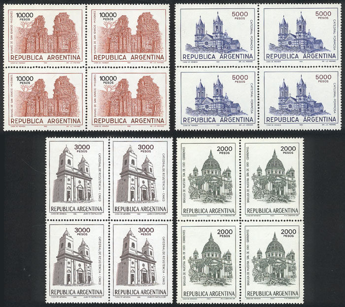 Lot 898 - Argentina general issues - Guillermo Jalil - Philatino Auction # 2347 ARGENTINA: Lot 898 - Argentina general issues - Guillermo Jalil - Philatino Auction # 2347 ARGENTINA: