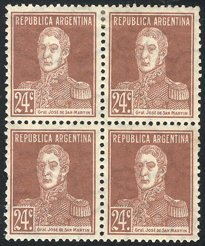 Lot 322 - Argentina general issues -  Guillermo Jalil - Philatino Auction # 2347 ARGENTINA: 