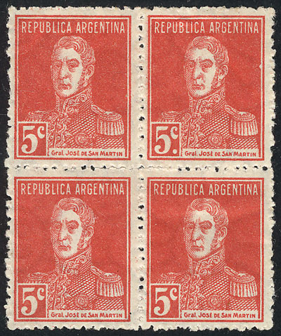 Lot 336 - Argentina general issues -  Guillermo Jalil - Philatino Auction # 2347 ARGENTINA: 