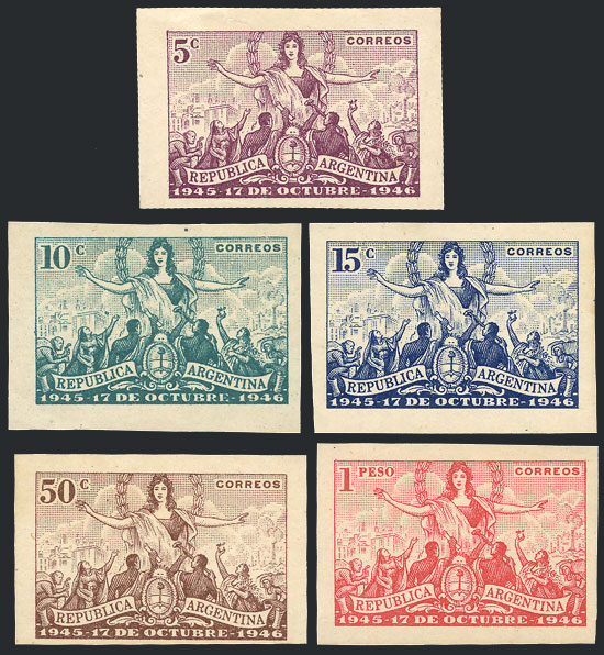 Lot 606 - Argentina general issues -  Guillermo Jalil - Philatino Auction # 2347 ARGENTINA: 