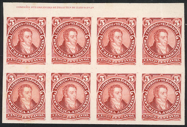 Lot 108 - Argentina general issues - Guillermo Jalil - Philatino Auction # 2347 ARGENTINA: Lot 108 - Argentina general issues - Guillermo Jalil - Philatino Auction # 2347 ARGENTINA: