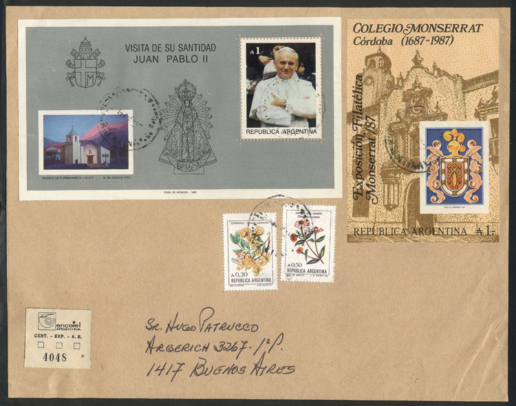 Lot 1021 - Argentina souvenir sheets - Guillermo Jalil - Philatino Auction # 2347 ARGENTINA: Lot 1021 - Argentina souvenir sheets - Guillermo Jalil - Philatino Auction # 2347 ARGENTINA: