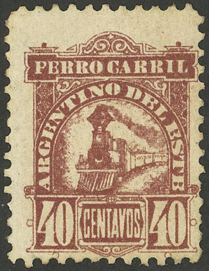 Lot 1163 - Argentina telegraph stamps -  Guillermo Jalil - Philatino Auction # 2347 ARGENTINA: 