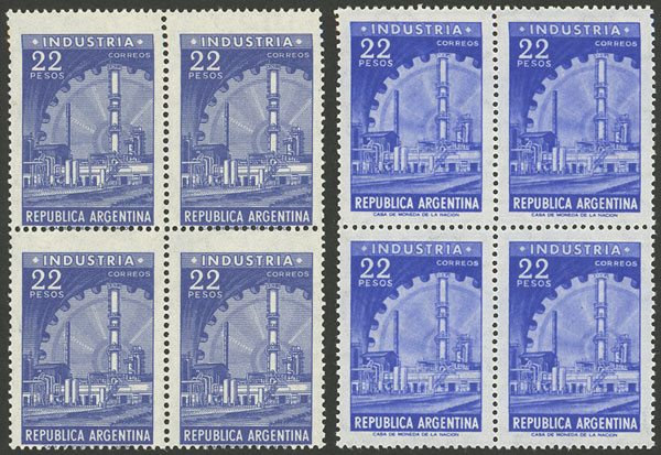 Lot 732 - Argentina general issues - Guillermo Jalil - Philatino Auction # 2347 ARGENTINA: Lot 732 - Argentina general issues - Guillermo Jalil - Philatino Auction # 2347 ARGENTINA: