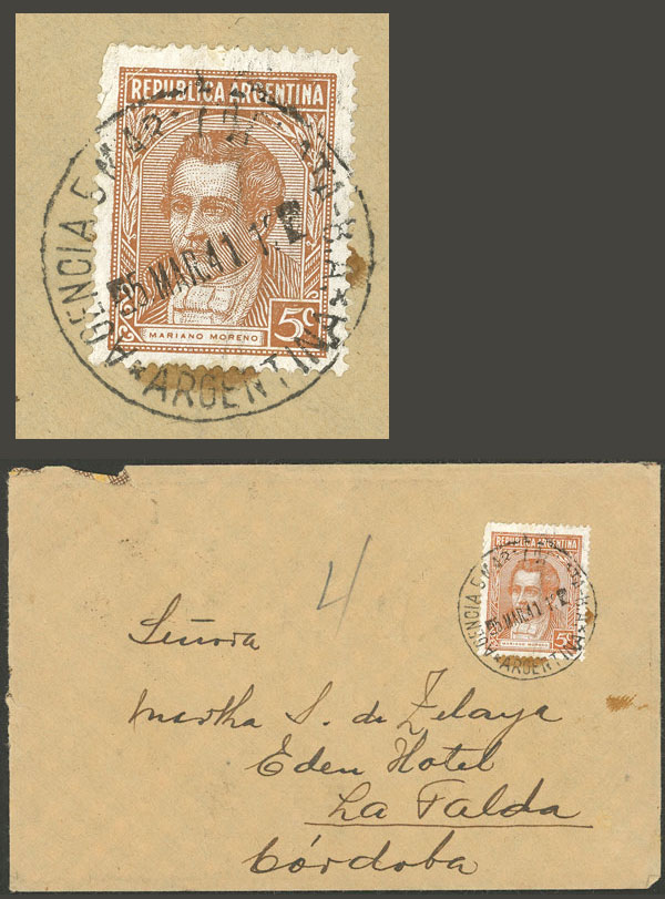 Lot 1244 - Argentina postal history -  Guillermo Jalil - Philatino Auction # 2347 ARGENTINA: 