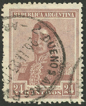 Lot 318 - Argentina general issues -  Guillermo Jalil - Philatino Auction # 2347 ARGENTINA: 
