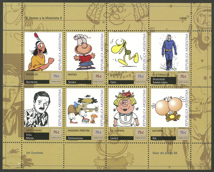 Lot 1039 - Argentina souvenir sheets - Guillermo Jalil - Philatino Auction # 2347 ARGENTINA: Lot 1039 - Argentina souvenir sheets - Guillermo Jalil - Philatino Auction # 2347 ARGENTINA: