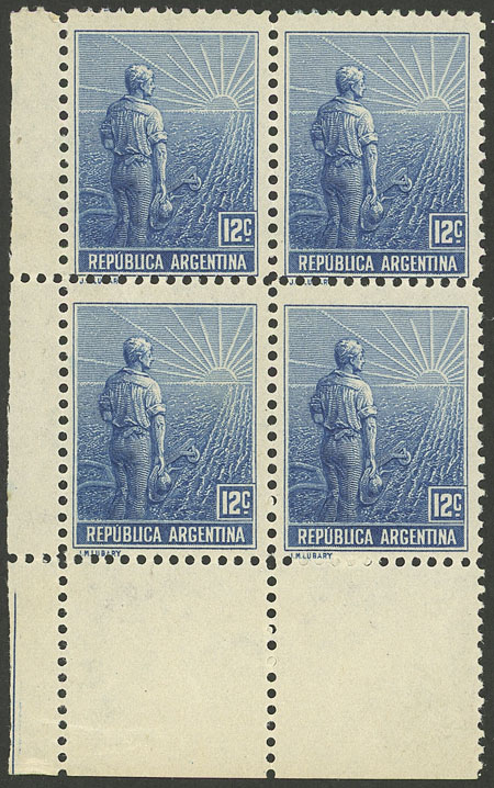 Lot 220 - Argentina general issues - Guillermo Jalil - Philatino Auction # 2347 ARGENTINA: Lot 220 - Argentina general issues - Guillermo Jalil - Philatino Auction # 2347 ARGENTINA: