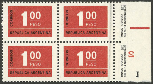 Lot 843 - Argentina general issues - Guillermo Jalil - Philatino Auction # 2347 ARGENTINA: Lot 843 - Argentina general issues - Guillermo Jalil - Philatino Auction # 2347 ARGENTINA: