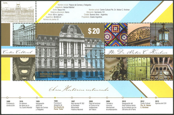 Lot 1082 - Argentina souvenir sheets -  Guillermo Jalil - Philatino Auction # 2347 ARGENTINA: 