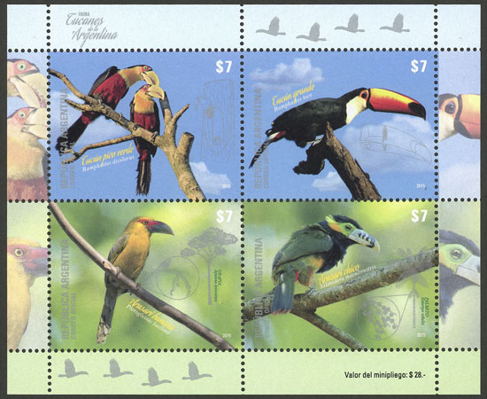 Lot 1083 - Argentina souvenir sheets -  Guillermo Jalil - Philatino Auction # 2347 ARGENTINA: 