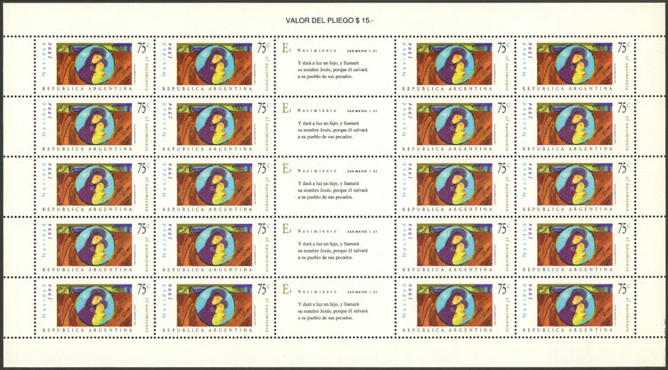 Lot 935 - Argentina general issues -  Guillermo Jalil - Philatino Auction # 2347 ARGENTINA: 