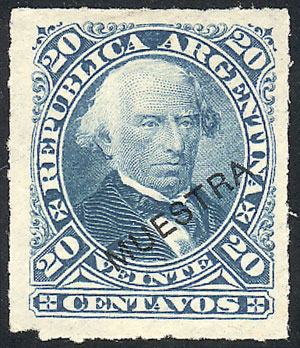 Lot 79 - Argentina general issues -  Guillermo Jalil - Philatino Auction # 2347 ARGENTINA: 