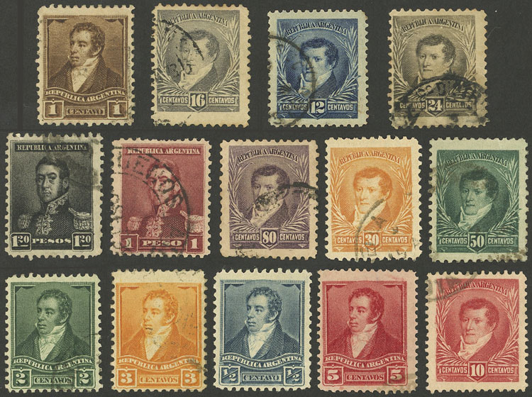 Lot 154 - Argentina general issues -  Guillermo Jalil - Philatino Auction # 2347 ARGENTINA: 
