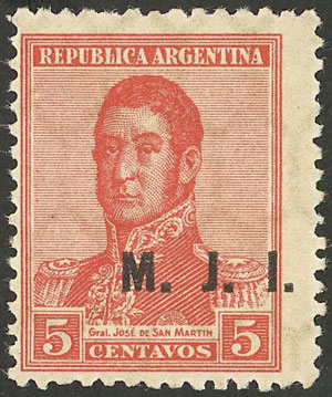 Lot 1121 - Argentina official stamps -  Guillermo Jalil - Philatino Auction # 2347 ARGENTINA: 