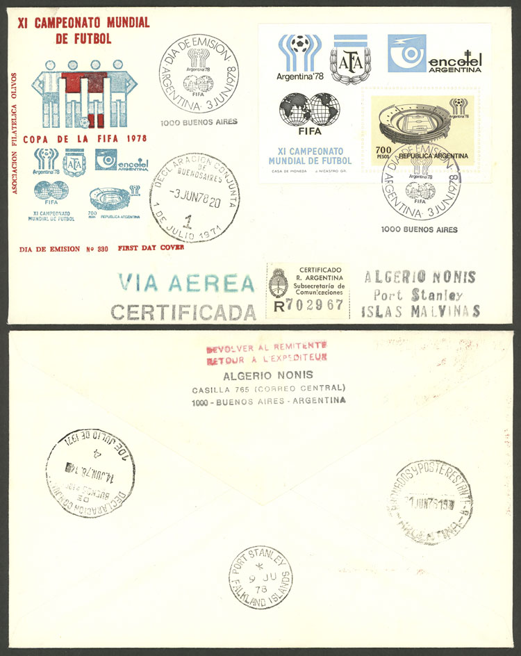 Lot 1012 - Argentina souvenir sheets - Guillermo Jalil - Philatino Auction # 2347 ARGENTINA: Lot 1012 - Argentina souvenir sheets - Guillermo Jalil - Philatino Auction # 2347 ARGENTINA: