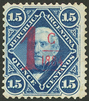 Lot 88 - Argentina general issues -  Guillermo Jalil - Philatino Auction # 2347 ARGENTINA: 