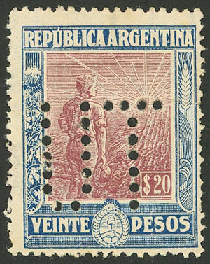 Lot 249 - Argentina general issues - Guillermo Jalil - Philatino Auction # 2347 ARGENTINA: Lot 249 - Argentina general issues - Guillermo Jalil - Philatino Auction # 2347 ARGENTINA: